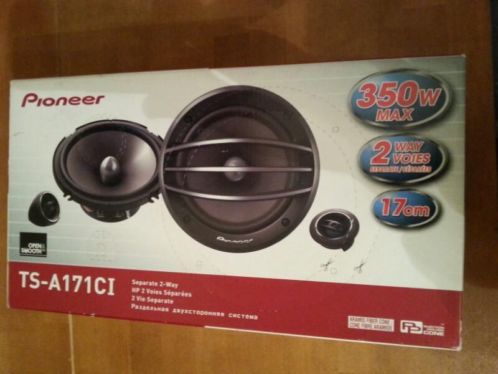 Pioneer speakers 17 cm met tweeters