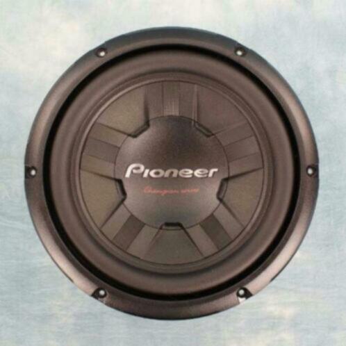 Pioneer subwoofer 10 Inch dubbele spoel 1200 Watt,