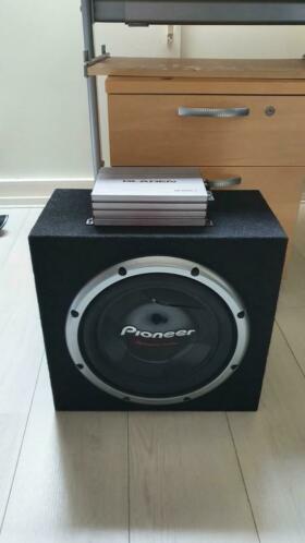 Pioneer subwoofer incl. versterker