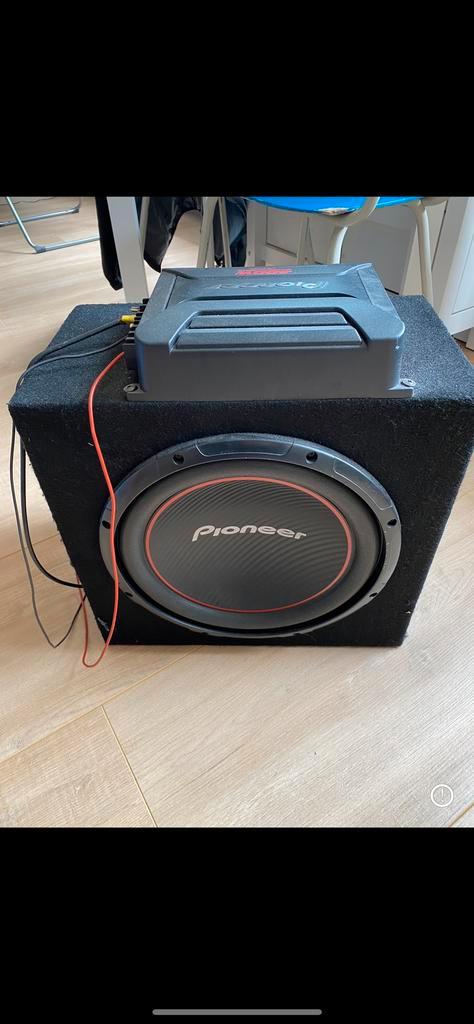 Pioneer Subwoofer met pioneer versterker