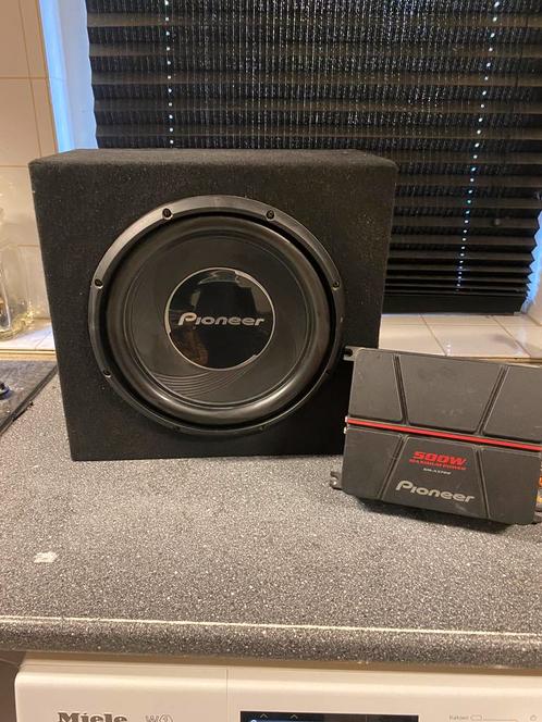 Pioneer subwoofer met versterker