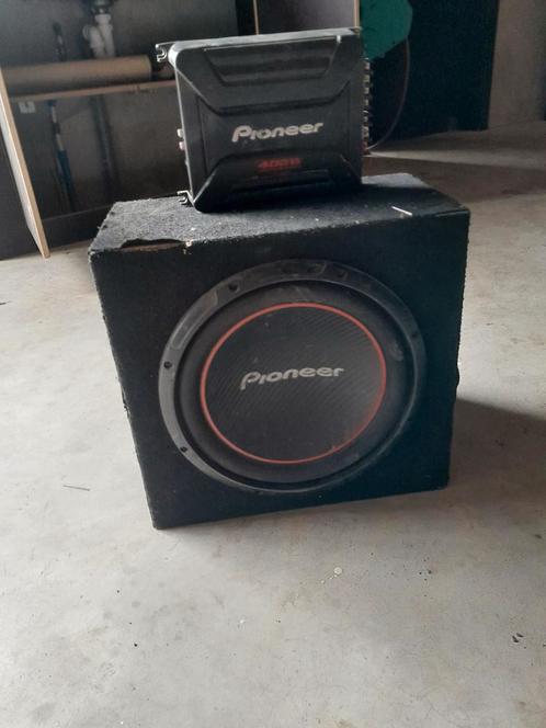 Pioneer subwoofer met versterker