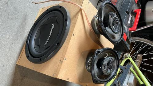 Pioneer subwoofer  ovale speakers gratis afhalen