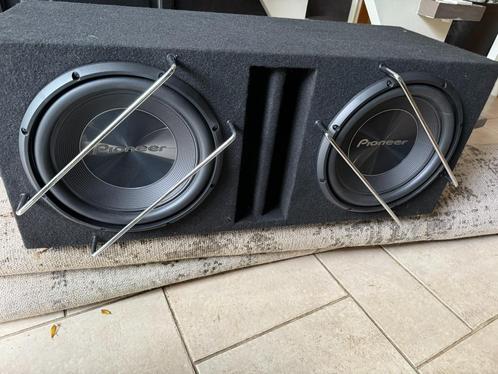 Pioneer TS-A300D4 subwoofer dubbel met kist