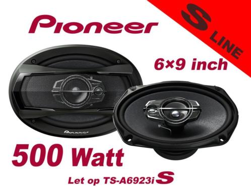 PIONEER TS-A6923iS zware ovale autospeakers hoedenplank 500W