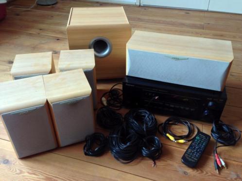 Pioneer VSX-D510 amp Jamo E310 PPD 5.1 surround Speakerset