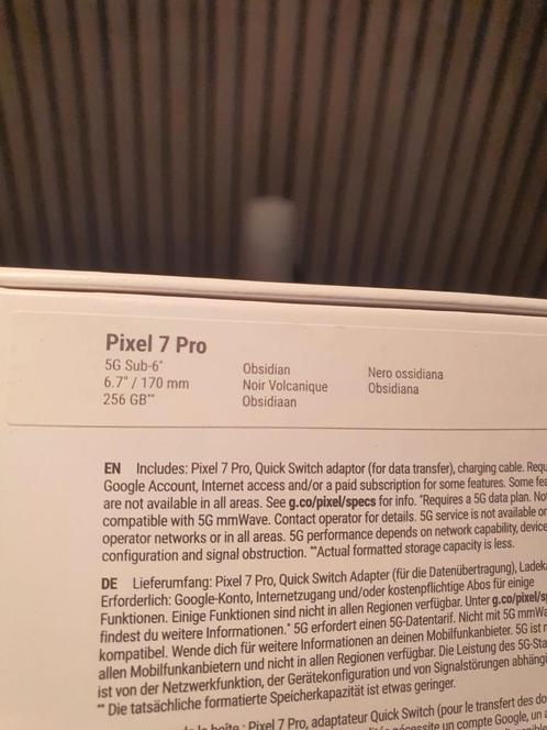 Pixel 7 Pro 256GB