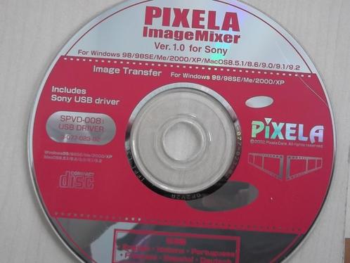 Pixela Image Mixer software voor Sony versie 1.0