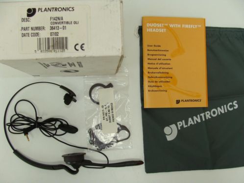 Plantronics Headsetje F142NA Nieuw 2X