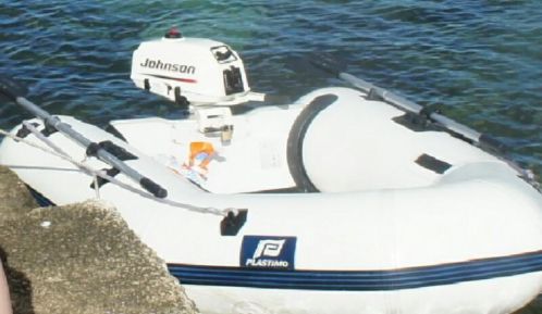 Plastimo rubberboot met 3,5 pk Johnson 