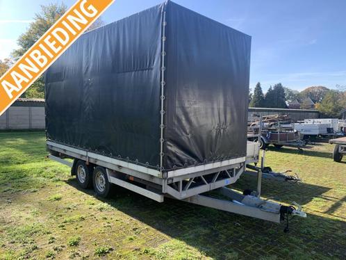 plateauwagen met huif l 550 br 220 h 240 als nieuw