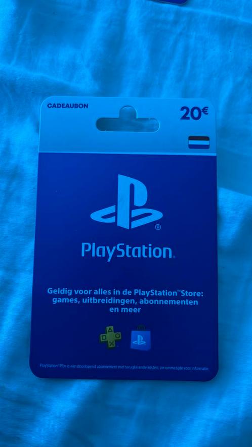 PlayStation giftcard 20