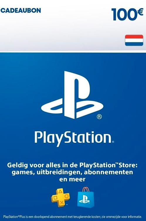 Playstation tegoed van 100 euro