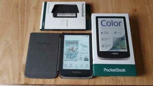 Pocketbook color e-reader incl. auto-off cover