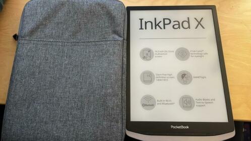 PocketBook InkPad X 10,3 inch e-reader. 32GB opslag