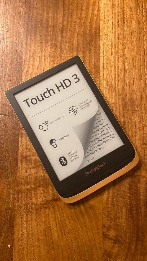 Pocketbook touch HD 3 met bijbehorende hoes
