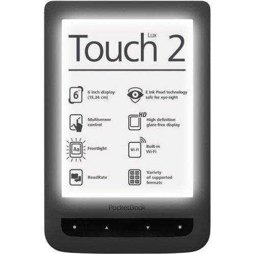 PocketBook Touch Lux 2 4GB - Grijs als dagaanbieding