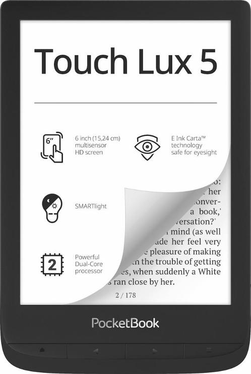 Pocketbook Touch Lux 5 met hoesje - ZGAN