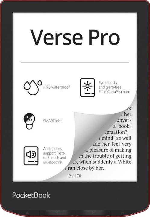 PocketBook Verse Pro - Passion Red (1 beschikbaar)