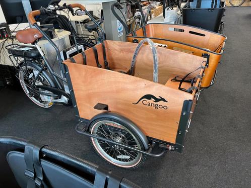 Popal Cangoo Groovy Elektrische Bakfiets Bruin Zwart