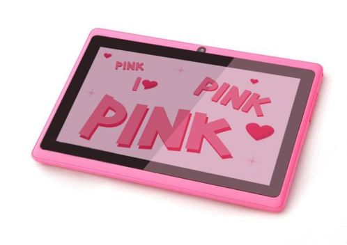 Populaire 7034 tablet in roze, android 4,0, wifi, camera, 3G