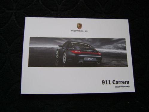 PORSCHE 911  997 CARRERA Nederlandse Handleiding NIEUW 