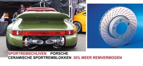 Porsche sportremblokken - ceramische sportremblokken