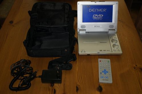 Portable Denver DVD-speler met afstandsbediening, tas