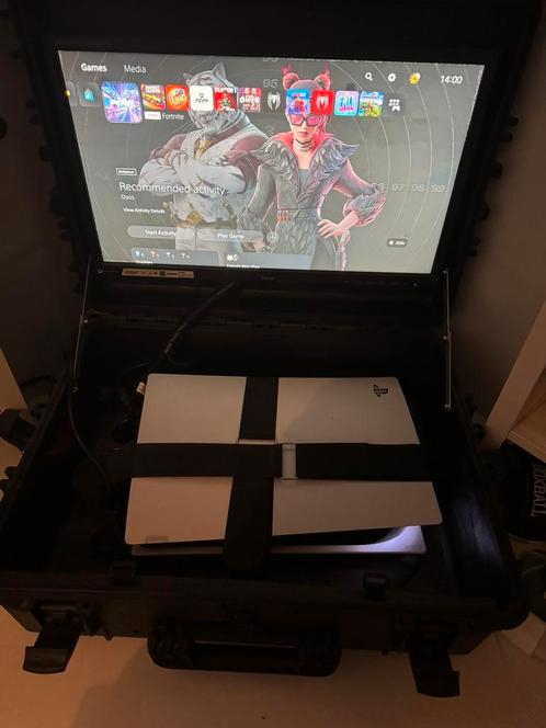 Portable Gamecase met ingebouwde monitor voor alle consoles