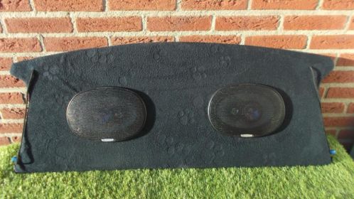 Power acoustik speaker set met of zonder hoedenplank