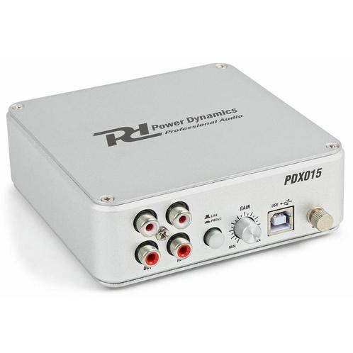 Power Dynamics PDX015 LPs digitaliseren Phono USB Voorverst