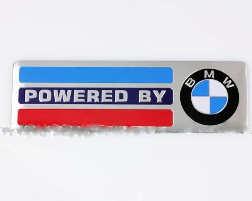 Powered by BMW logo embleem