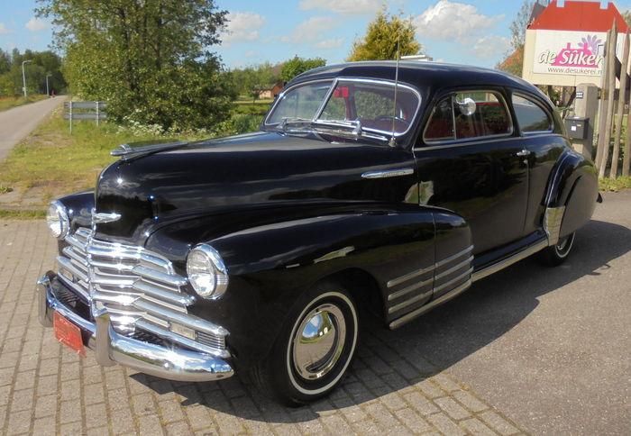 Prachtige Chevrolet Fleetline Aero coupe uit 1947