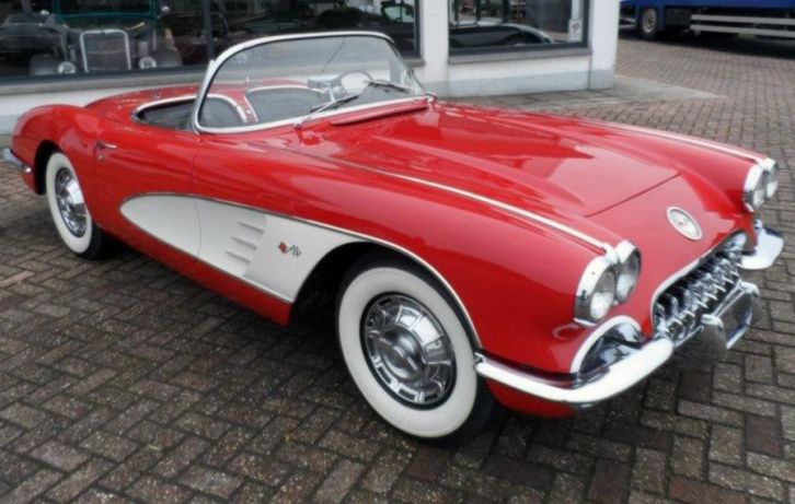 Prachtige Corvette C1 n in de Oldtimer veiling