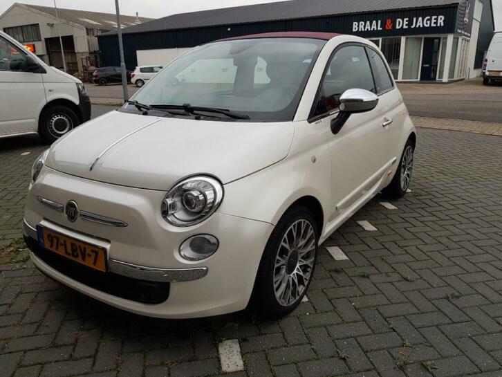 Prachtige Fiat 500 1.2 AUT Cabrio