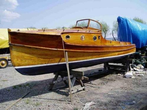 Prachtige houten PETTERSON boot met TRAILER