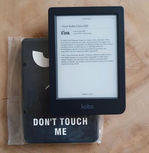 Prachtige Kobo Clara HD ereader met nieuwe sleepcover