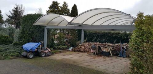 Prachtige moderne carport garage afdak voor meerdere autos