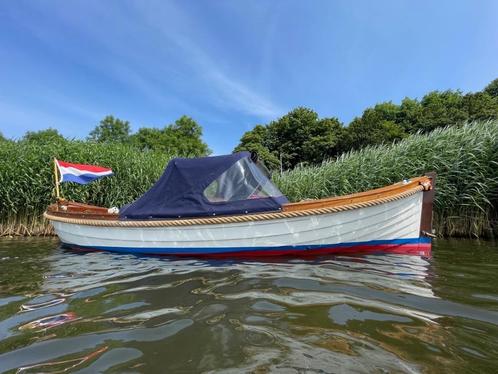 Prachtige Rik Homan sloep 5,5m, polyester amp mahonie