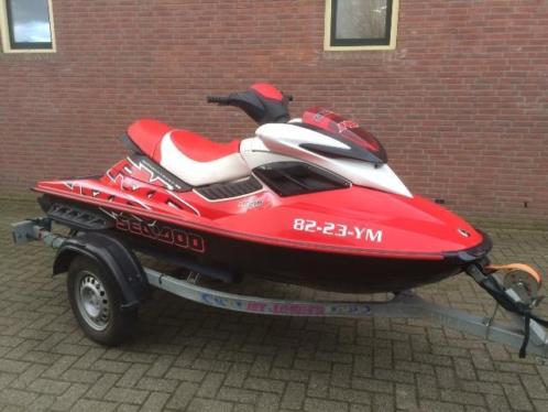 Prachtige Seadoo RXP215 Supercharged met Jetloader trailer