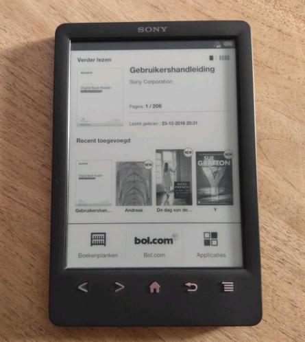 Prachtige Sony Prs-T3 ereader