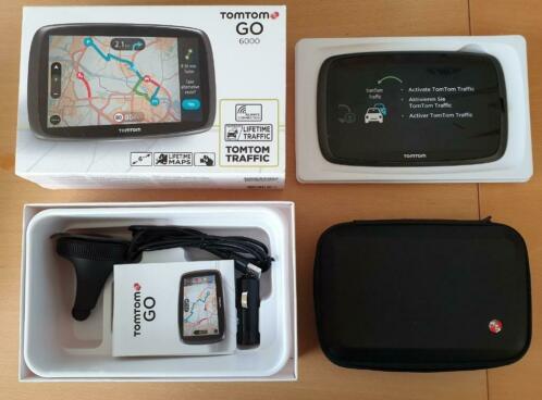 Prachtige TomTom Go 6000 met doos  accessoires - Nieuwstaat