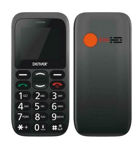 Premium BAS-18300M Seniorentelefoon - Zwart