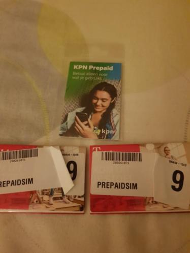 prepaid 3in1 simkaartjes