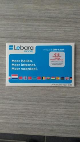 Prepaid kaart Lebara