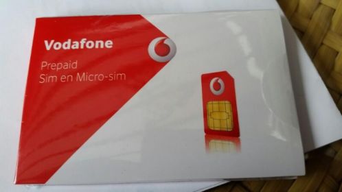 Prepaid sim en micro sim