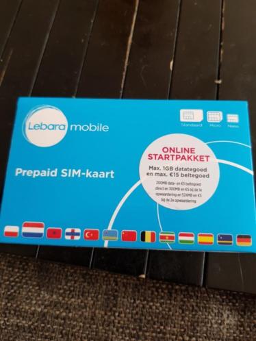 Prepaid simkaart