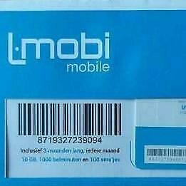 Prepaid simkaart met 3 maanden bellen sms en internet