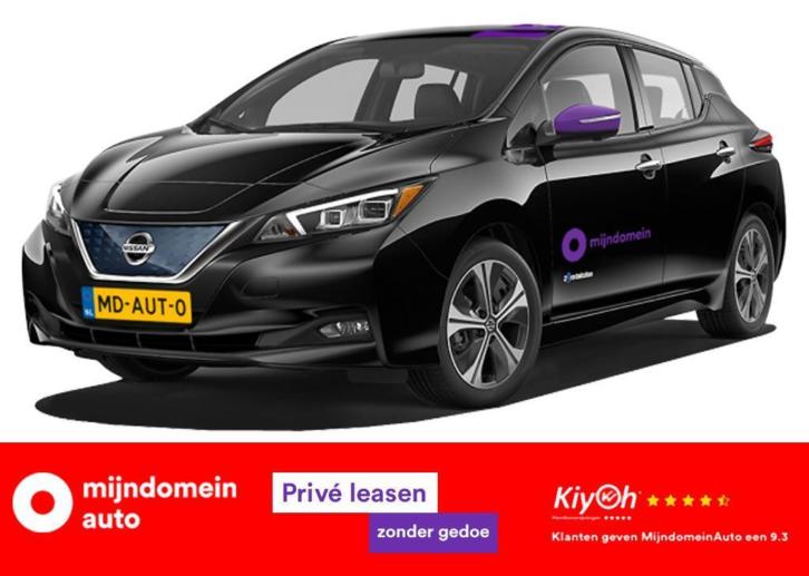 Private lease Nissan Leaf v.a. 559,- p.m. luxe uitvoering