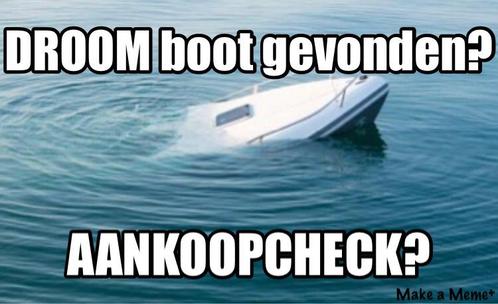 PROFESSIONELE AANKOOPKEURING van speedboot  sportcruiser.